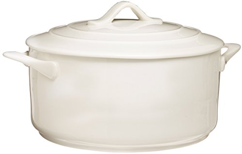 Maxwell & Williams Basics Oven Chef Round Casserole 3.5L White Porcelain