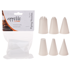 Assorted Piping Nozzles Set of 6 – Appetito