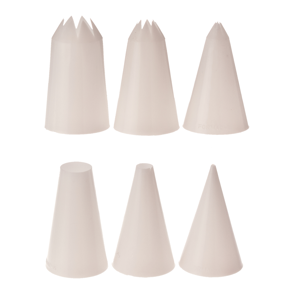Assorted Piping Nozzles Set of 6 – Appetito