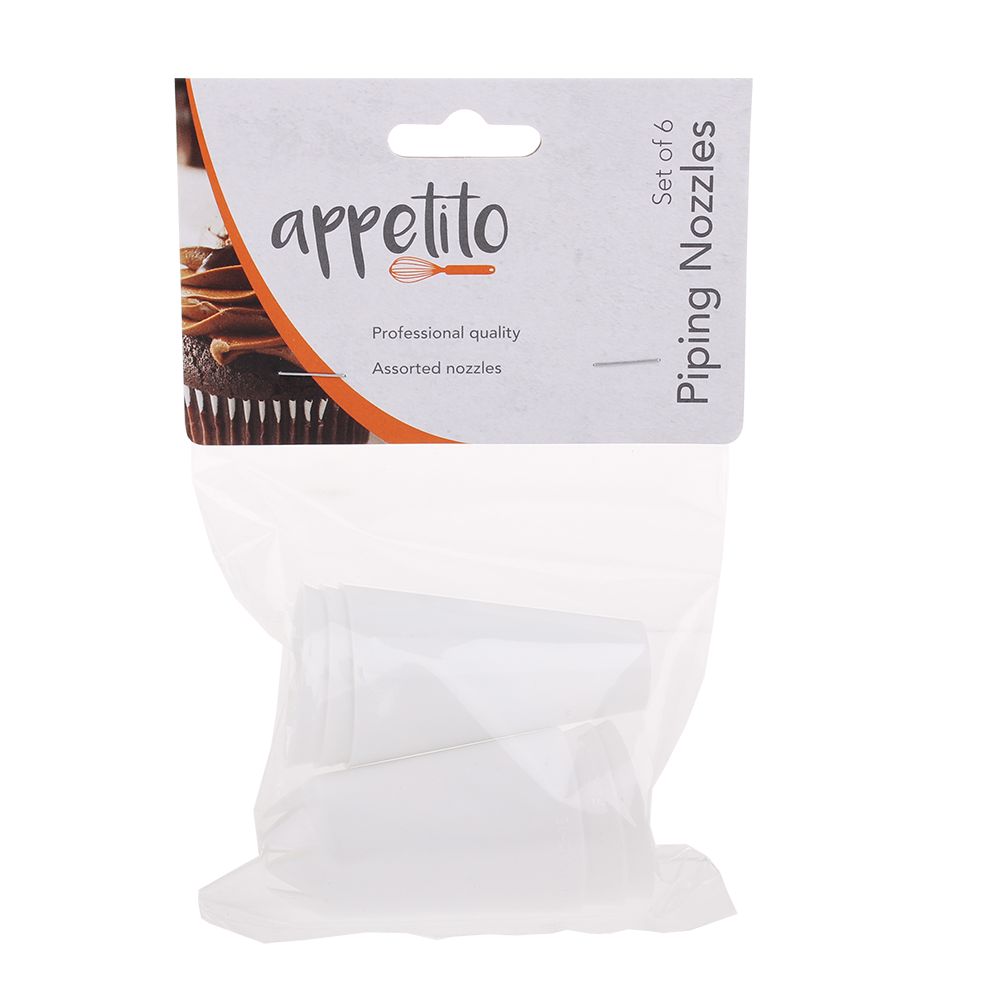 Assorted Piping Nozzles Set of 6 – Appetito