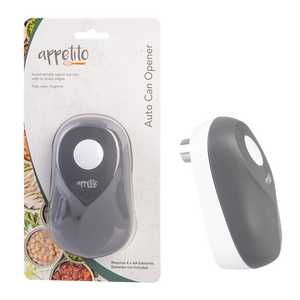 Touch and Go Auto Safety Can Opener Charcoal & White - kitchen gadget