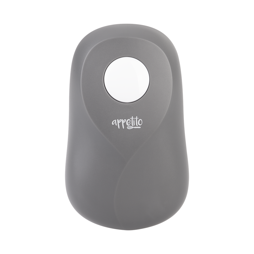 Touch and Go Auto Safety Can Opener Charcoal & White - in use