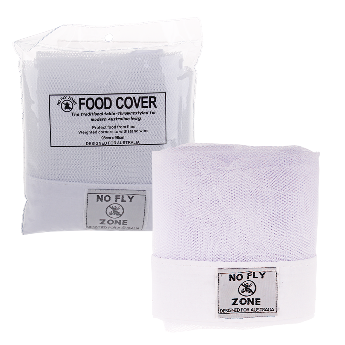 Food Cover- White Band