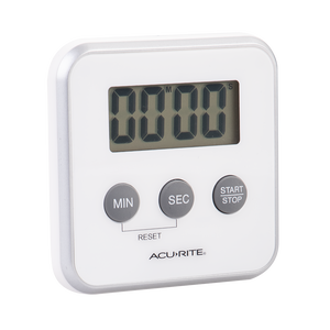 Acurite Digital Timer 100 Minutes White - alternate view