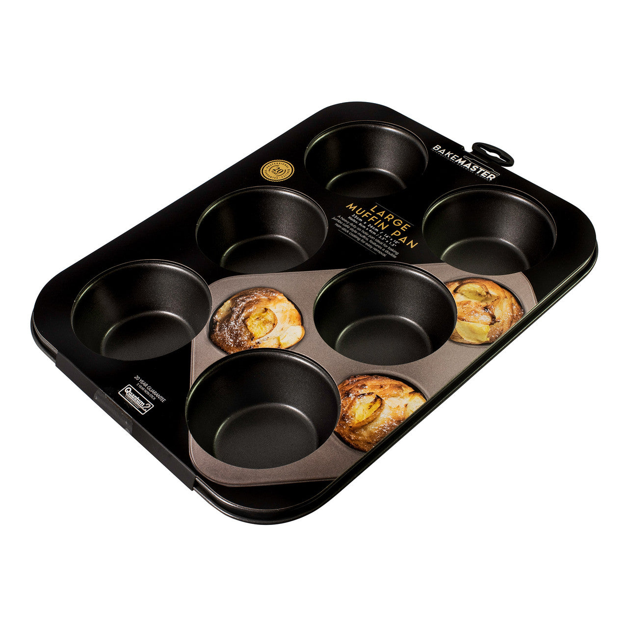 Muffin Pan Large 6cups  35x26cm - BakeMaster