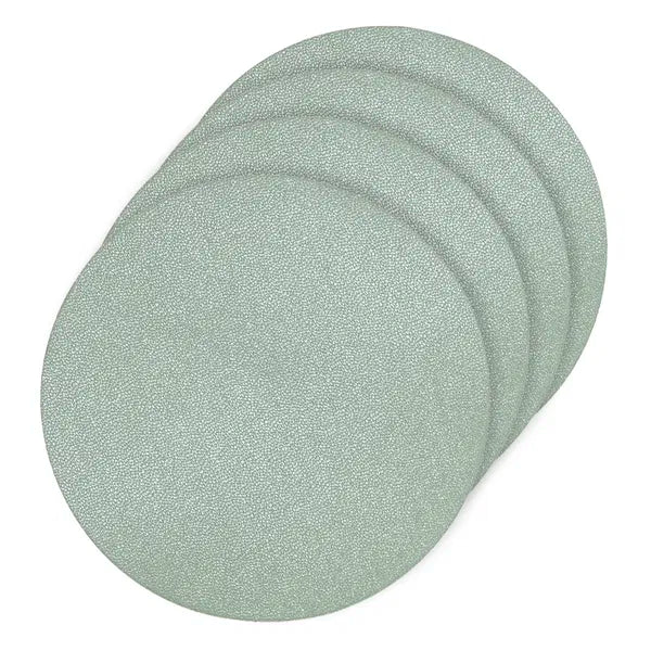 Hugo Round Sage 4pk Coaster