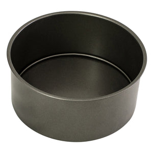 Bakemaster Loose Base Round Deep Cake Pan 20cm - non-stick carbon steel bakeware