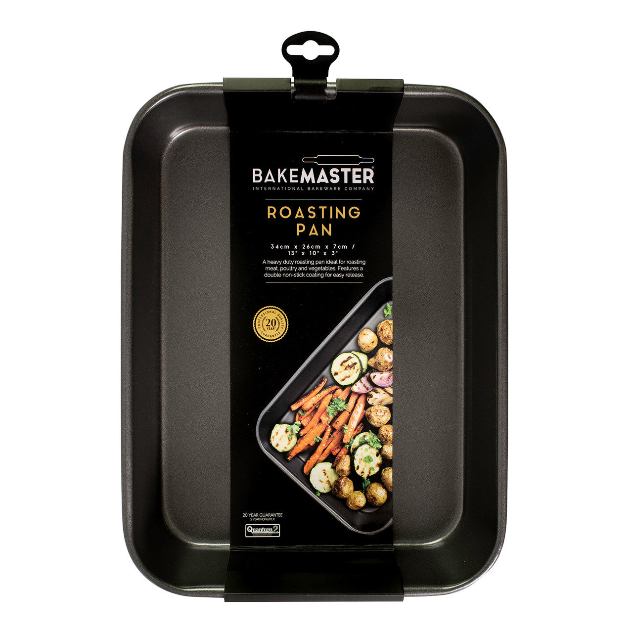 Bakemaster Deep Roasting Pan 34cm - alternate angle