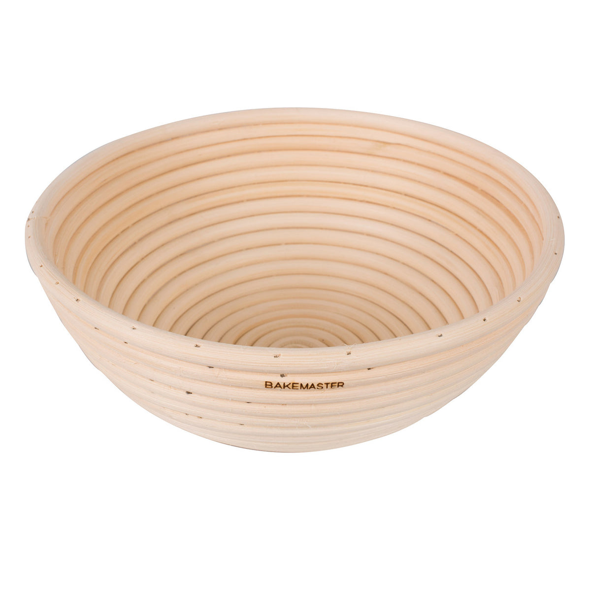 BakeMaster Round Rattan Proving Basket 22cm - sourdough banneton