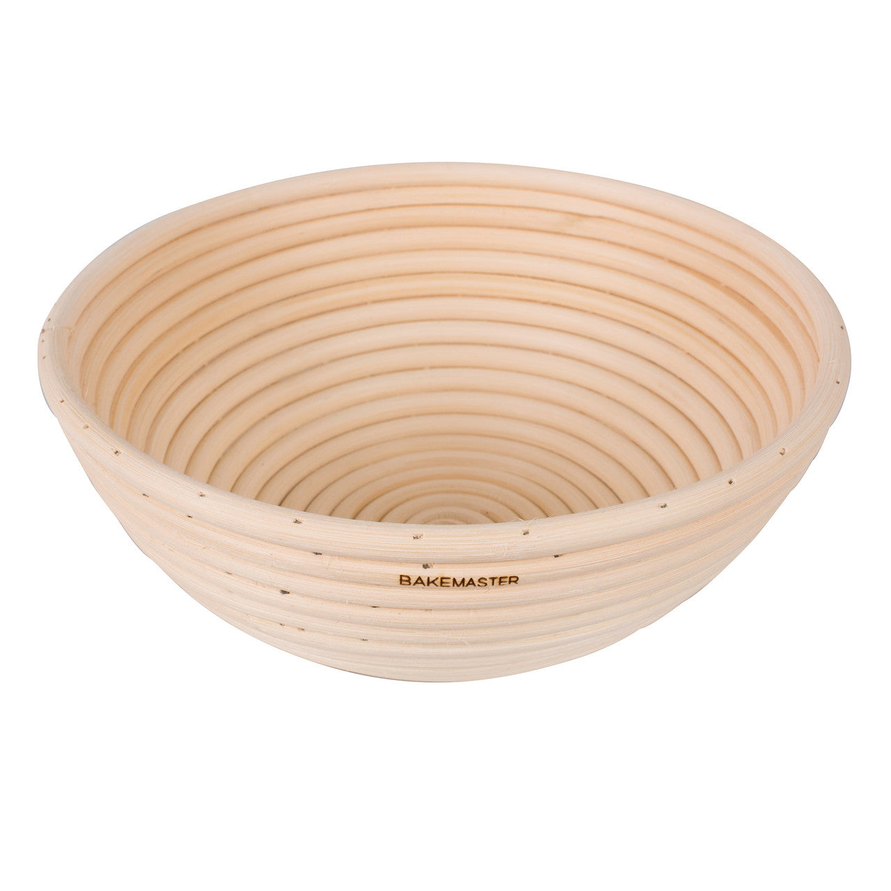 BakeMaster Round Rattan Proving Basket 22cm - sourdough banneton