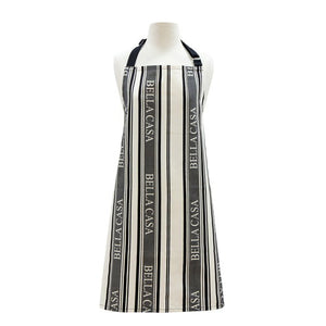 Bella Casa Apron – Ladelle, black product shot