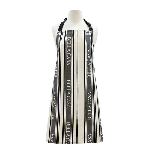 Bella Casa Apron – Ladelle, black product shot