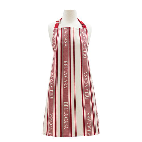 Bella Casa Apron – Ladelle, red product shot