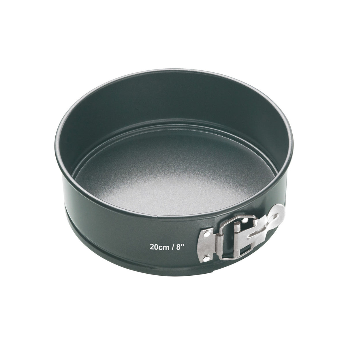 MasterCraft Springform Round Cake Pan 20x7cm Non-Stick - quick release cake tin with loose base