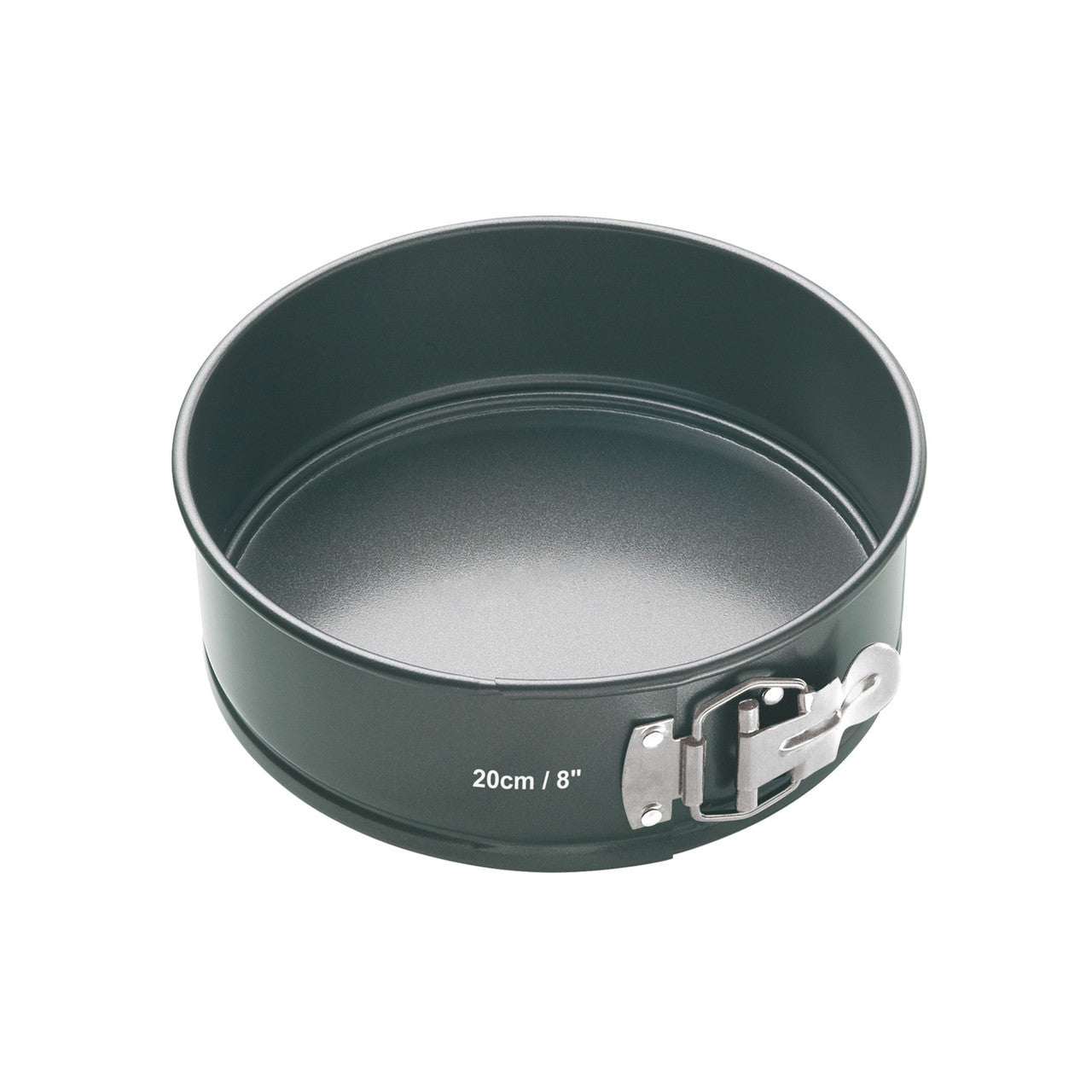 MasterCraft Springform Round Cake Pan 20x7cm Non-Stick - quick release cake tin with loose base