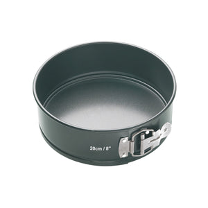 MasterCraft Springform Round Cake Pan 20x7cm Non-Stick - quick release cake tin with loose base