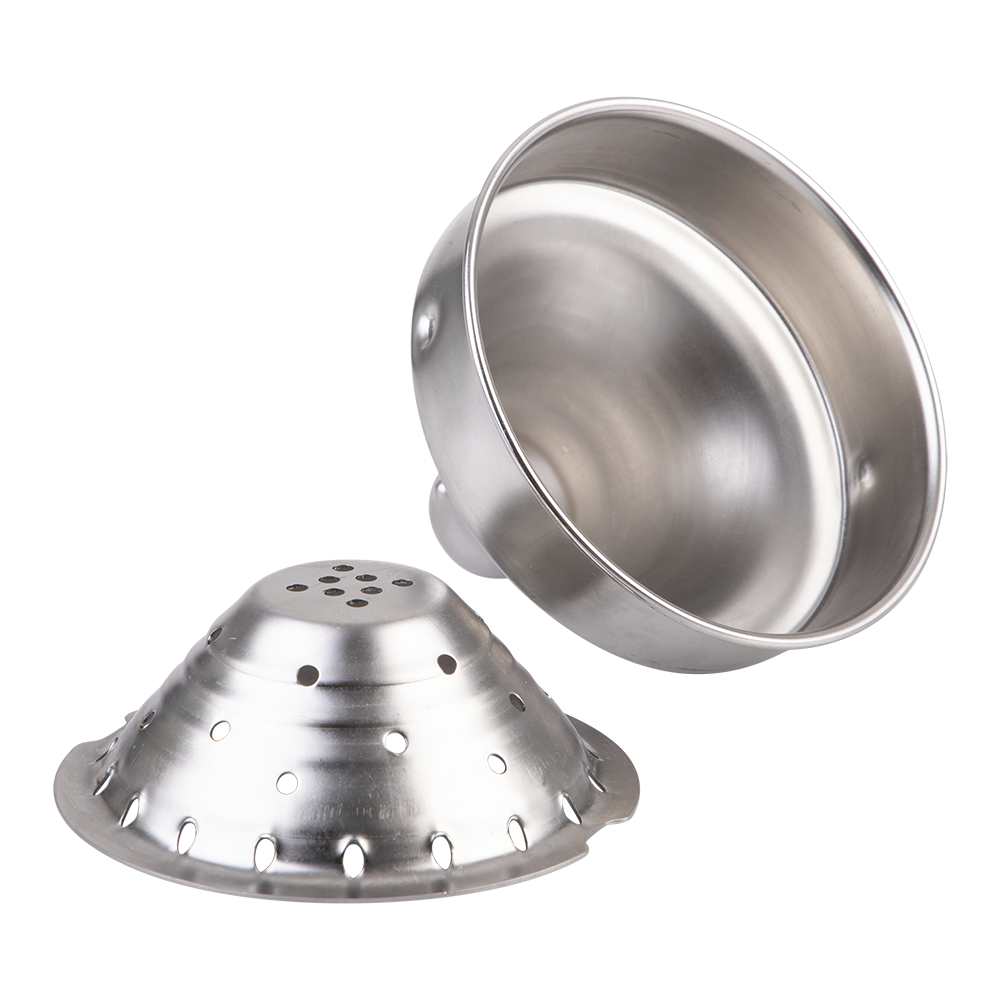 Integra Cast Iron Manual Juicer White - side view