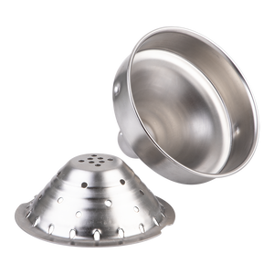Integra Cast Iron Manual Juicer White - side view