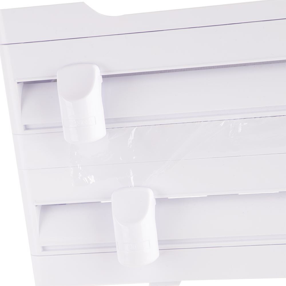 Appetito Wall Mount Kitchen Roll Dispenser White - Australian kitchen organisation (image 3)