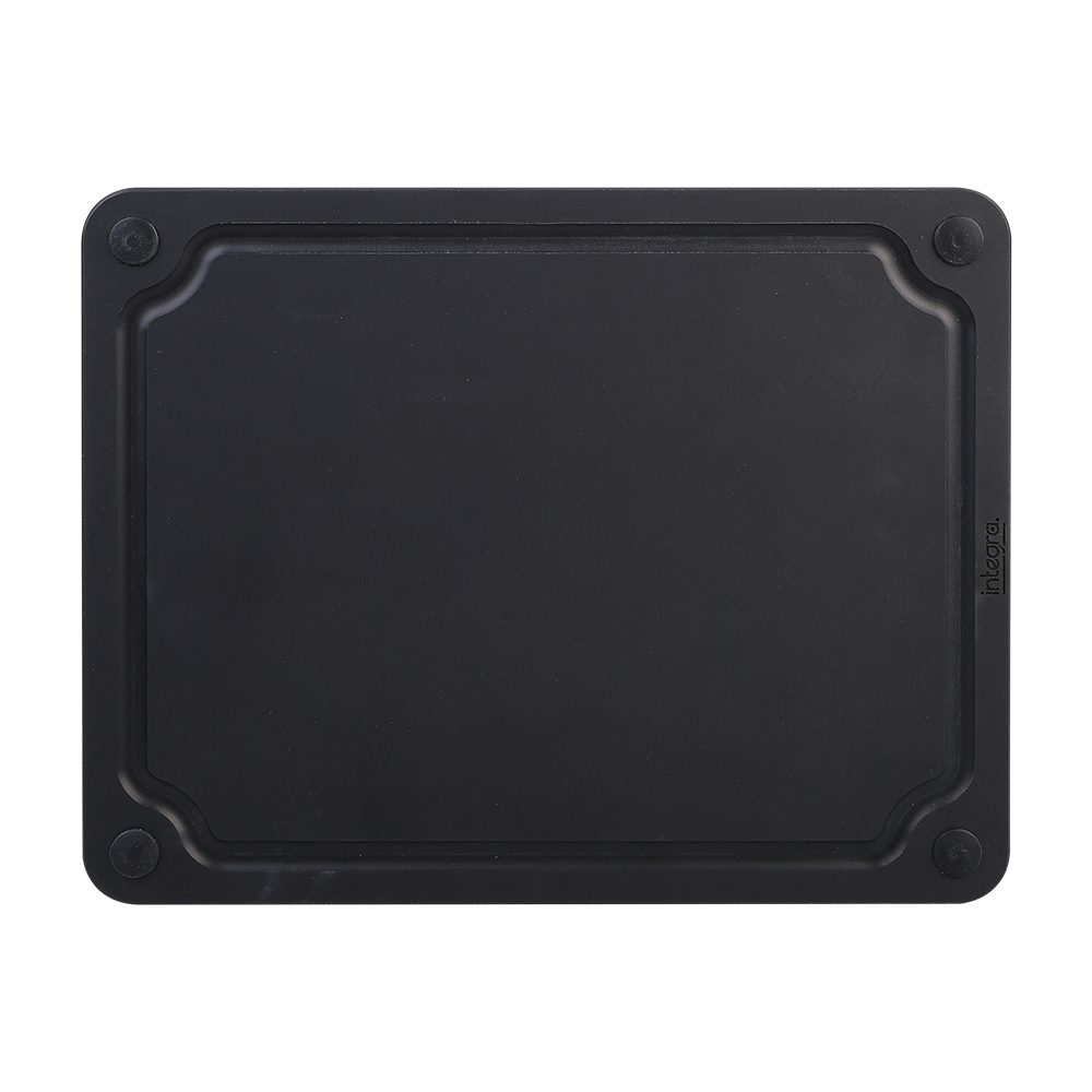 Integra Wood Fibre Cutting Board 30cm Black - reversible kitchen chopping board