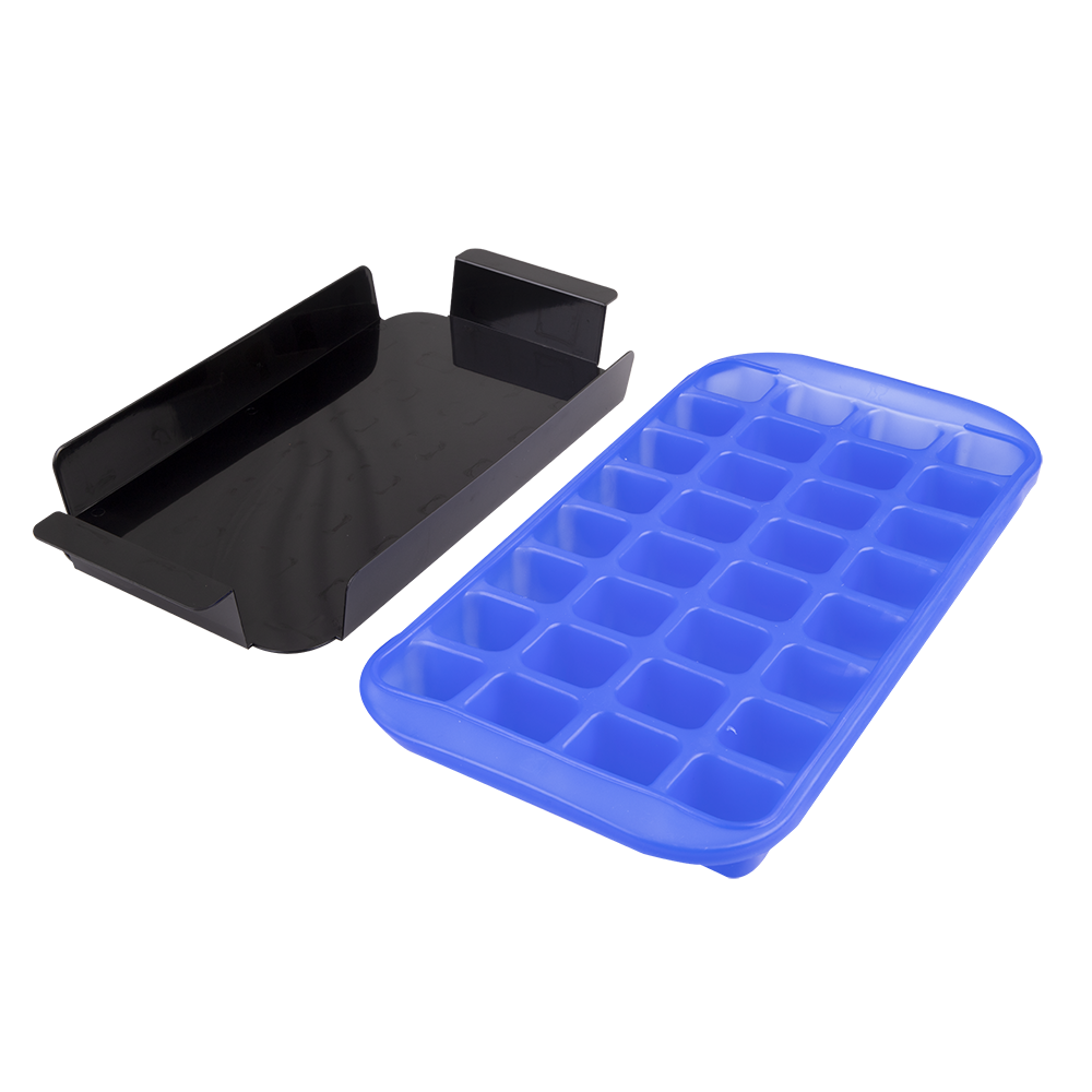 Appetito jumbo ice tray with support base — dishwasher safe