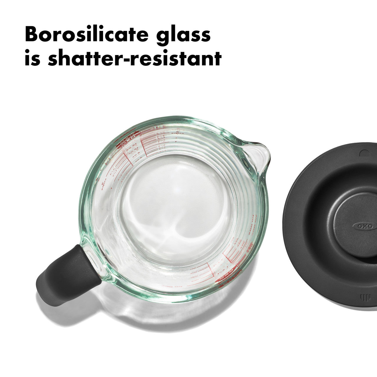 Glass Measuring Cup with Lid 500ml (2 Cup) – OXO