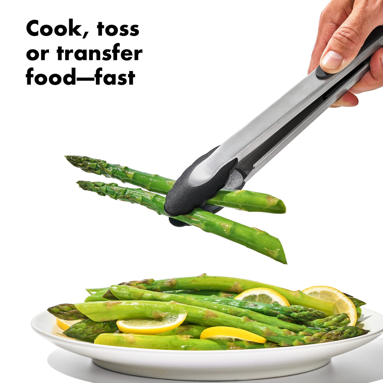OXO Tongs With Nylon Heads - 2 Pack