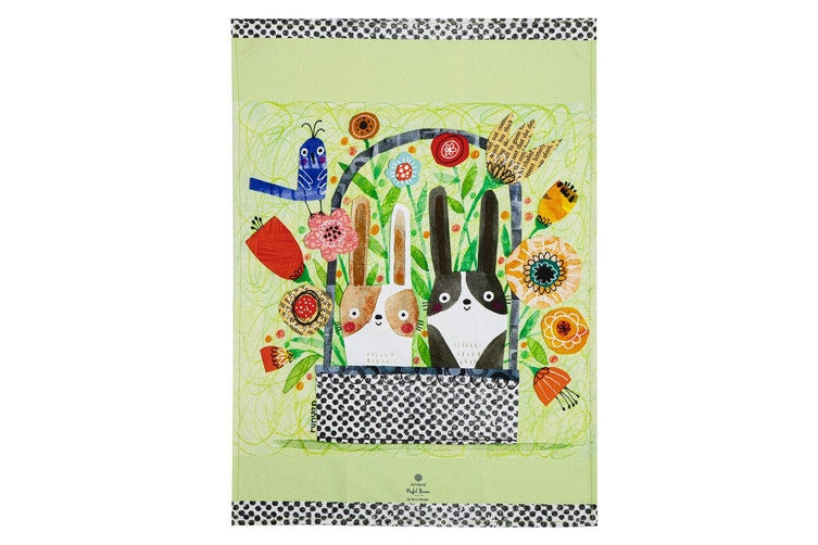 Playful Bunnies 2pk Kitchen Towel