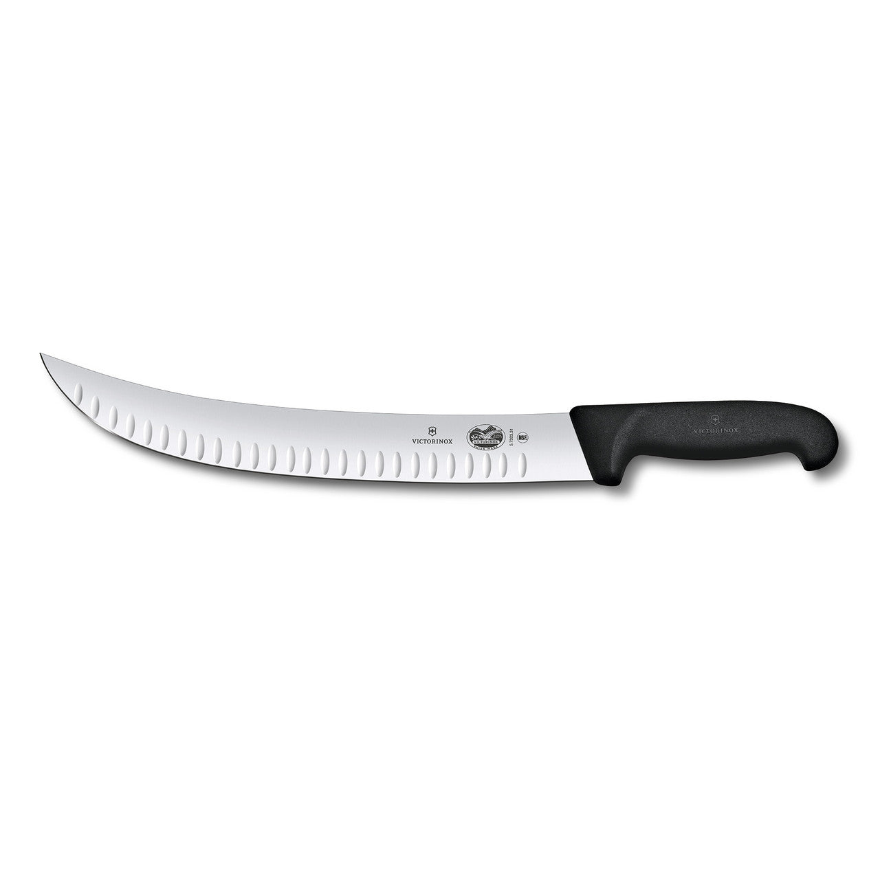 Victorinox Brisket Knife 31cm Fibrox Black - butchery carving knife
