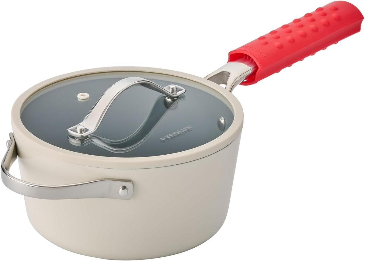 Pyrolux Silicone Handle Cover 16cm Red - saucepan handle heat protector
