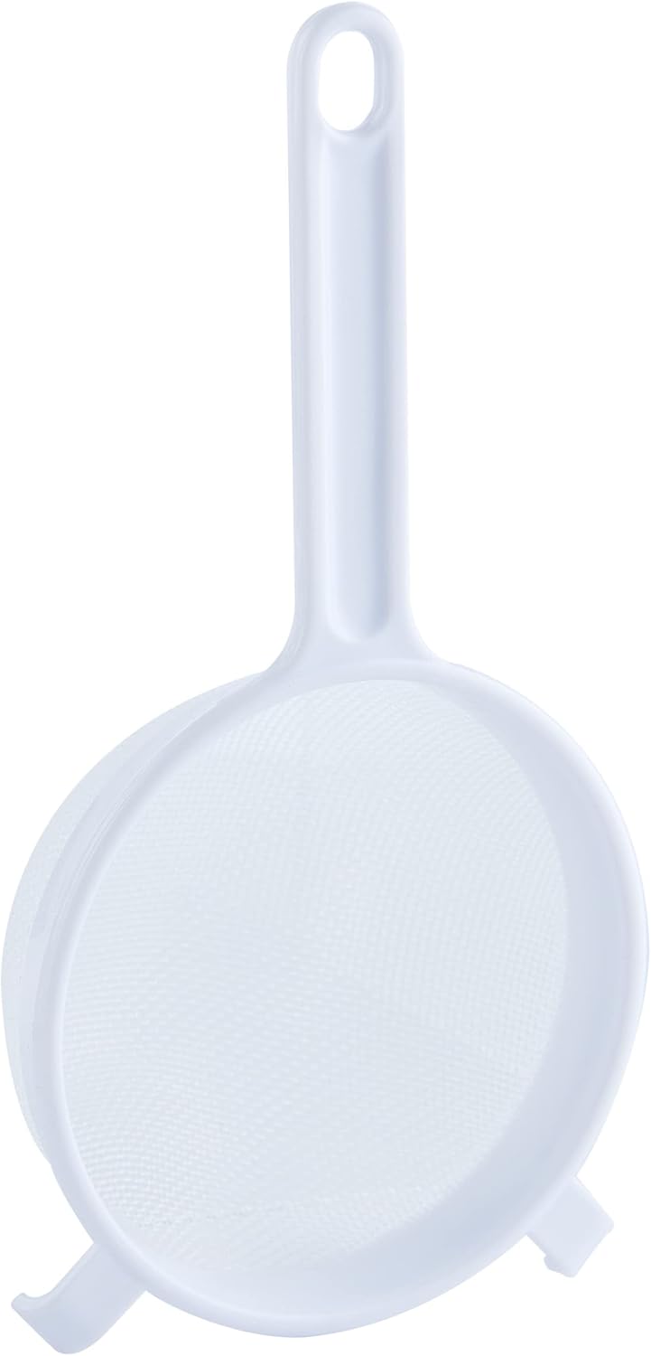 Cuisena Nylon Mesh Strainer 10cm White - heat resistant kitchen sieve