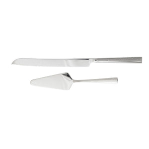 Splayd Cake Knife and Cake Server Set Stainless Steel - kitchen entertaining