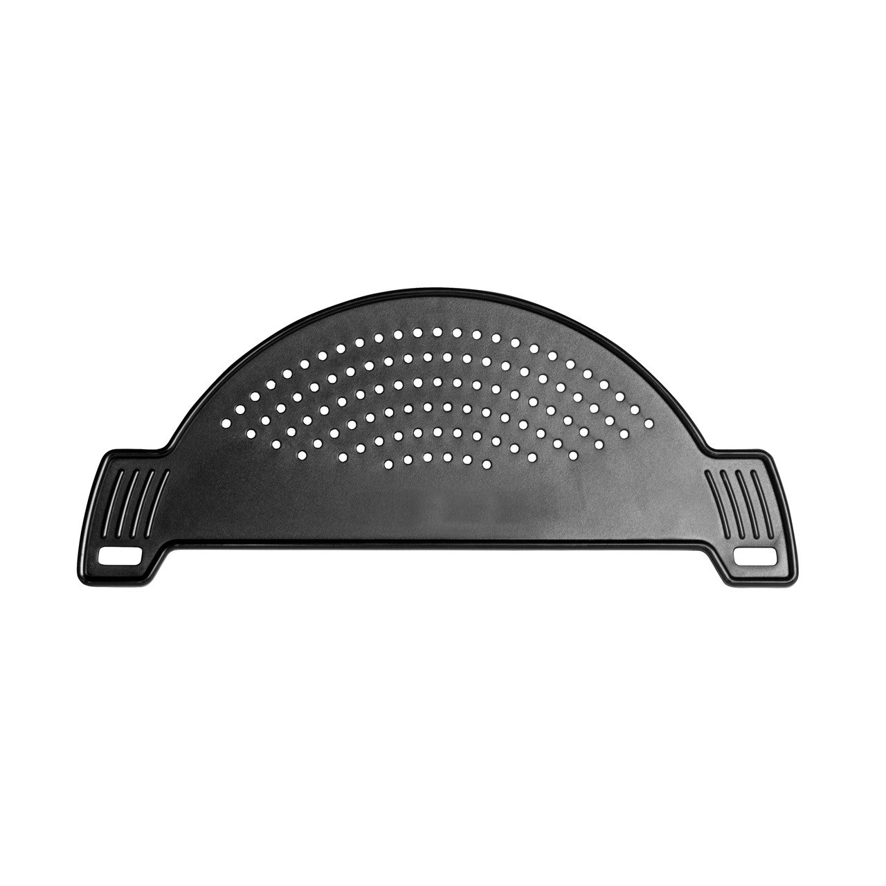 Cuisena Pot Strainer Black - drain pasta and vegetables over the pot