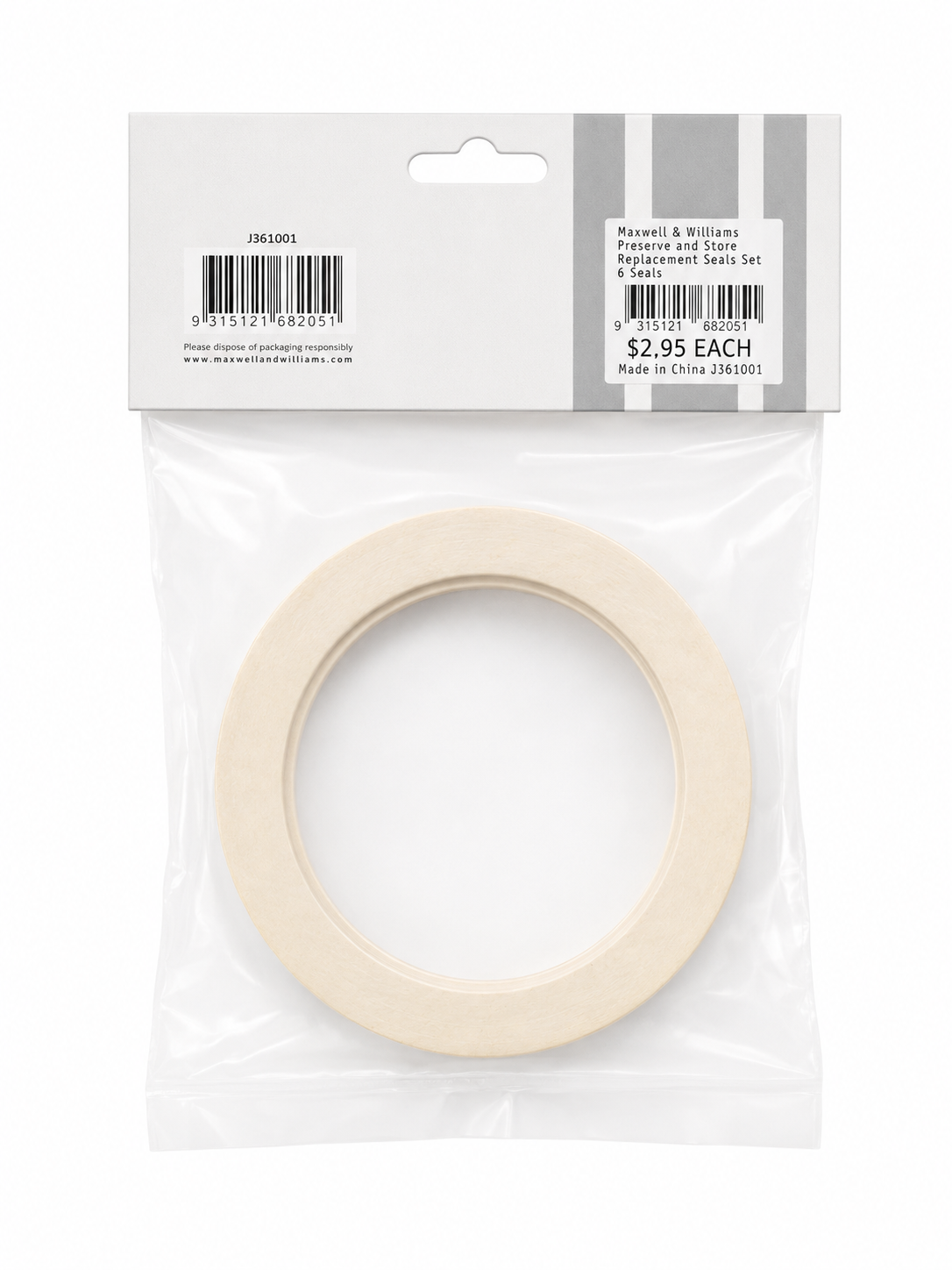 Preserve and Store Replacement Jar Seals Set of 6