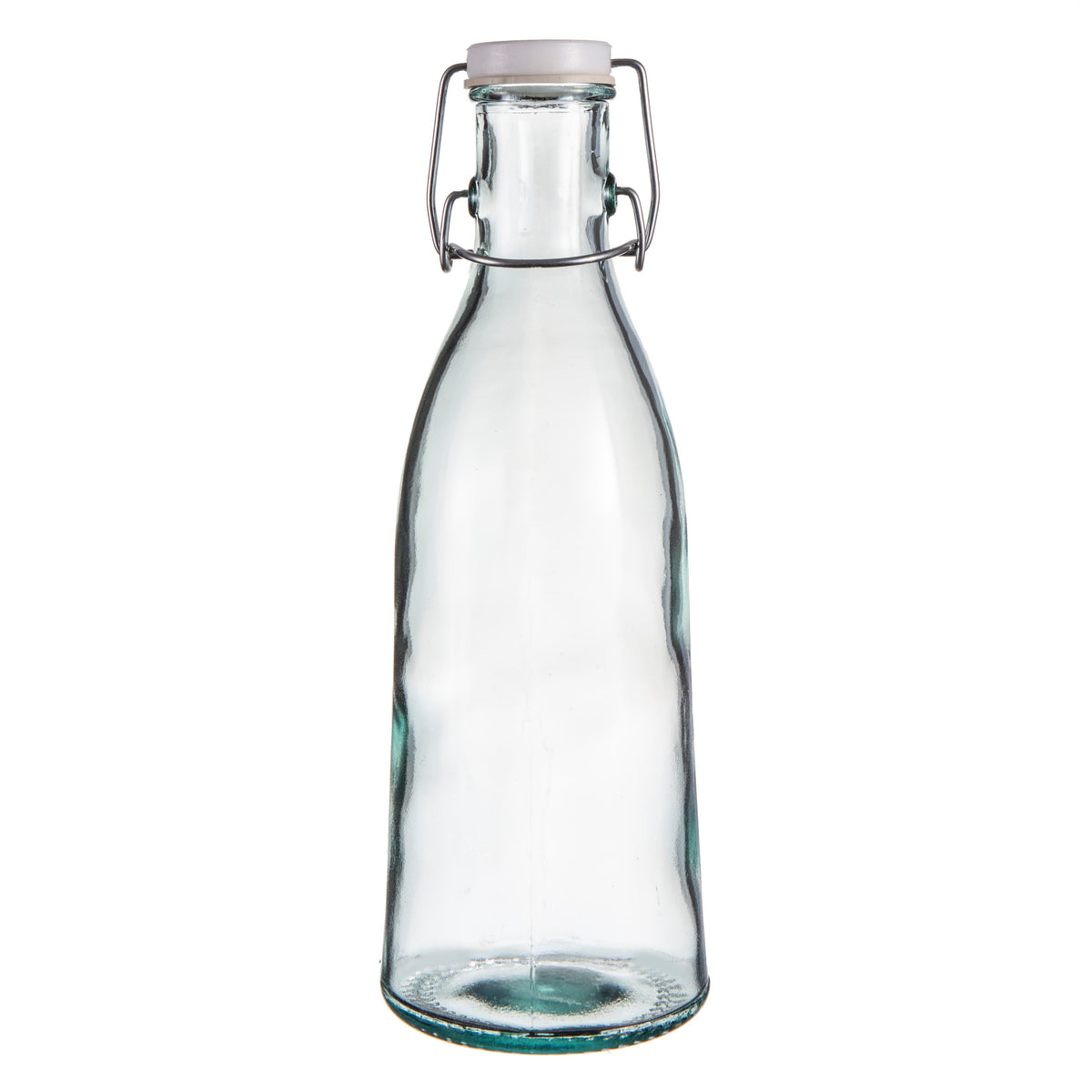 Ladelle Eco Recycled Leche 1000ml Glass Bottle - recycled glass drink bottle