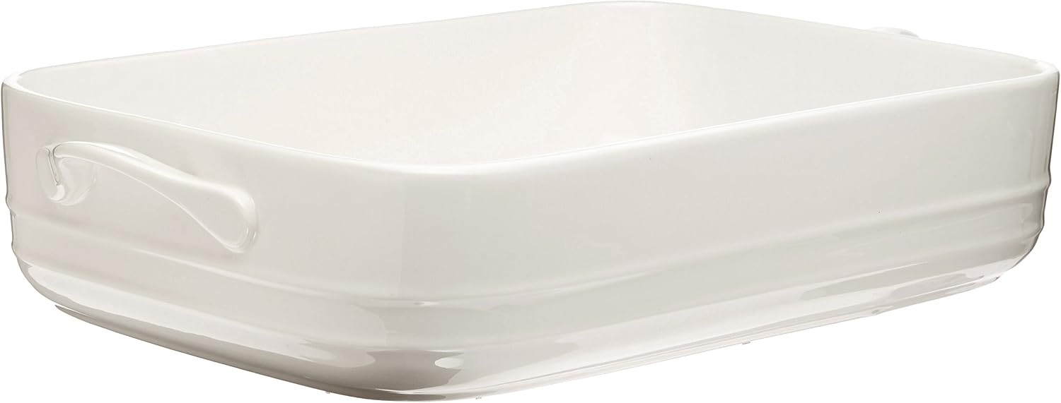Maxwell & Williams Basics Oven Chef Rectangular Baker 31.5x23cm White Porcelain