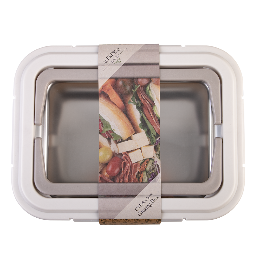 Chill & Carry Grazing Box – Mushroom Grey