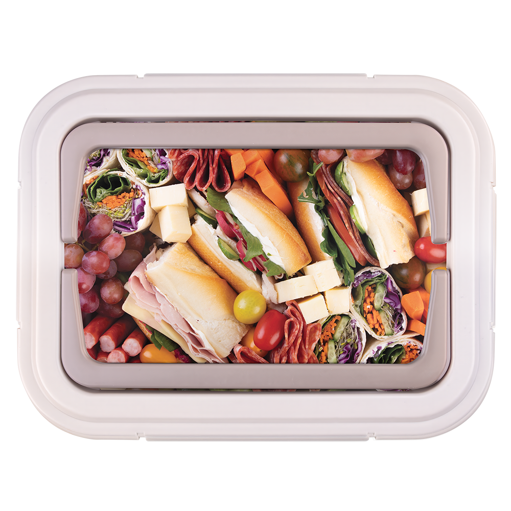 Chill & Carry Grazing Box – Mushroom Grey