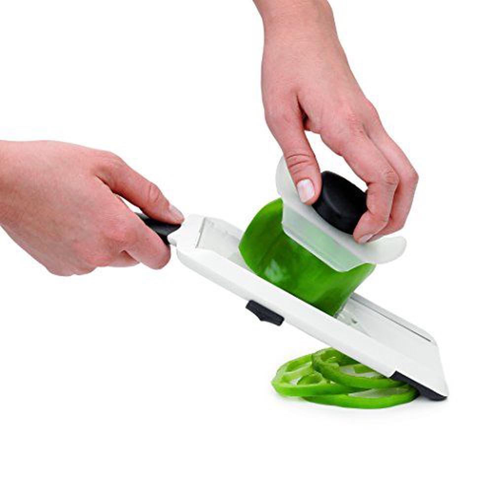SKU 48162 Hand Held Mandoline Slicer adjustable thickness heroimage kitchentool