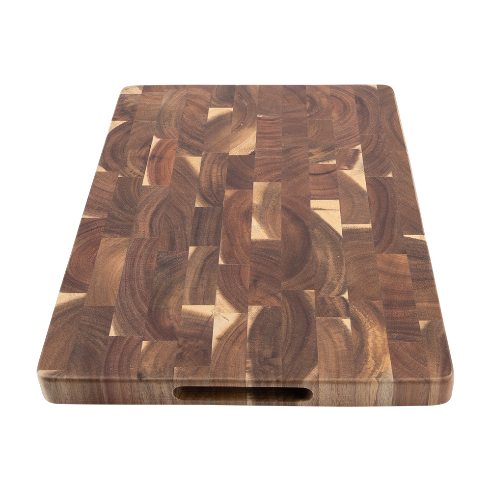 Acacia Wood End Grain Cutting Board 40x30cm - lifestyle