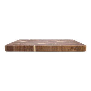 Acacia Wood End Grain Cutting Board 40x30cm - close up