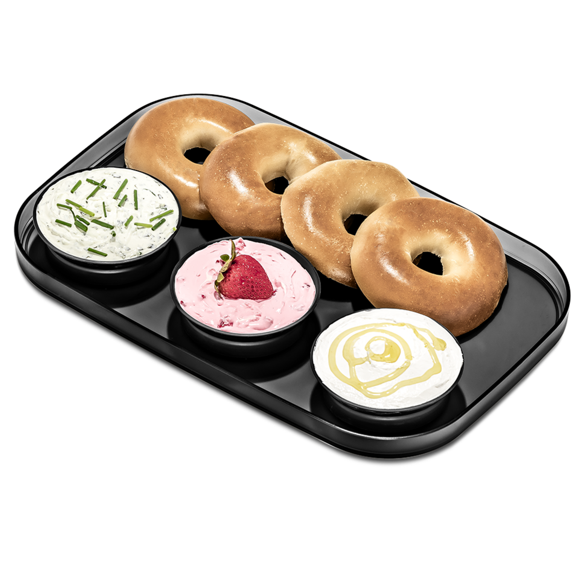 Dipware - Large Serving Tray with 3 Bowls