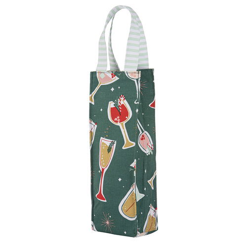 Let's Get Merry Single Wine Bag
