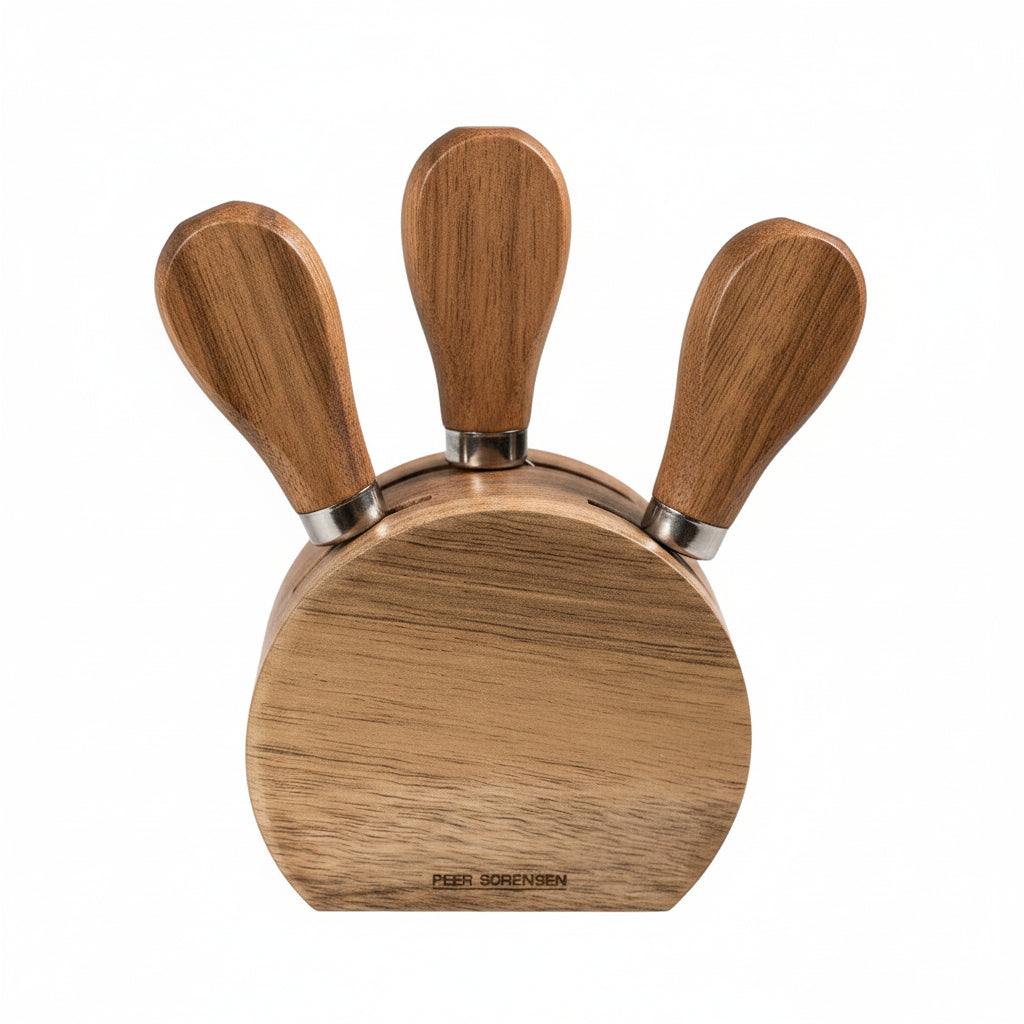 Peer Sorensen Cheese Knife Block Set - block view