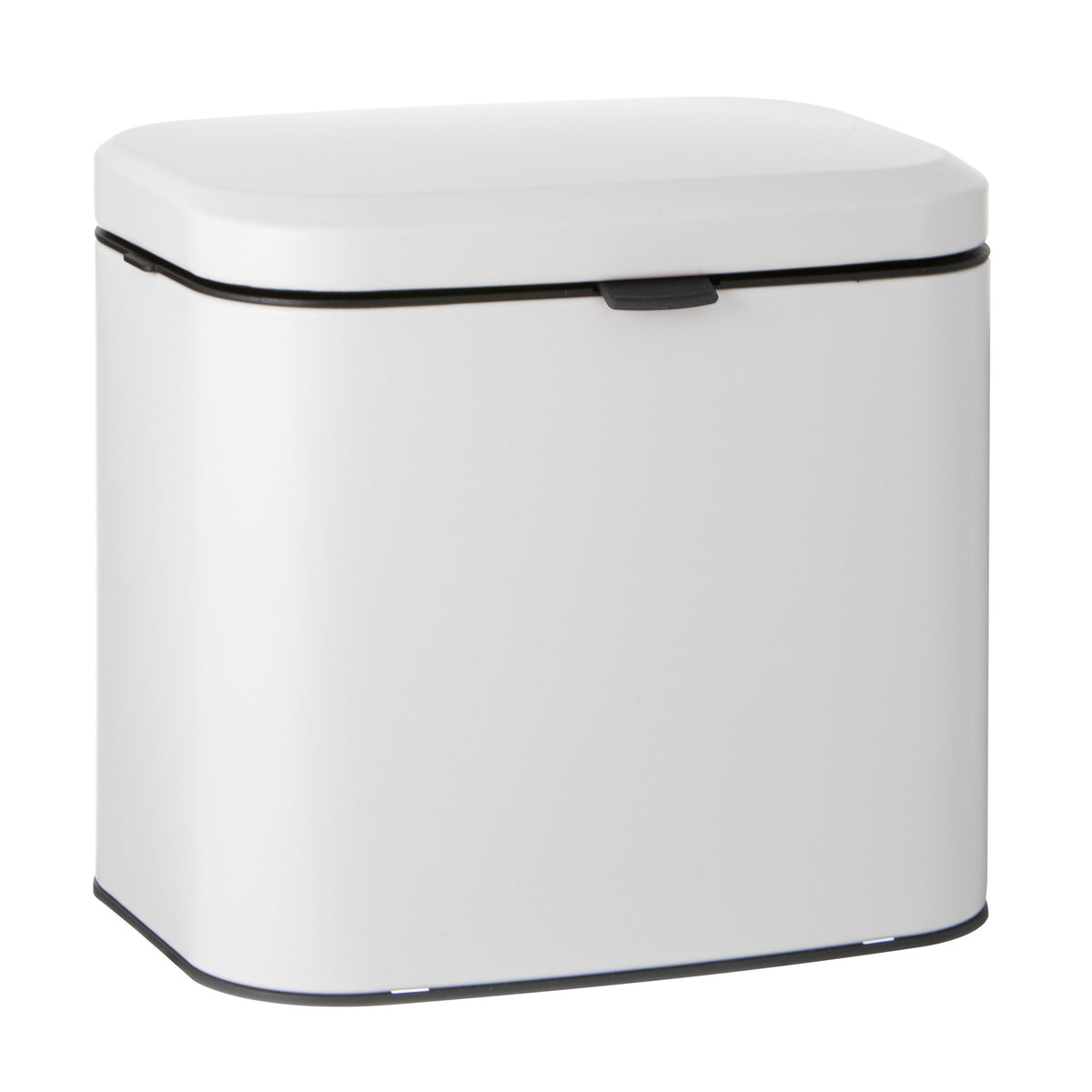 Ladelle Essentials 4 Litre White Bin - kitchen cleaning bin
