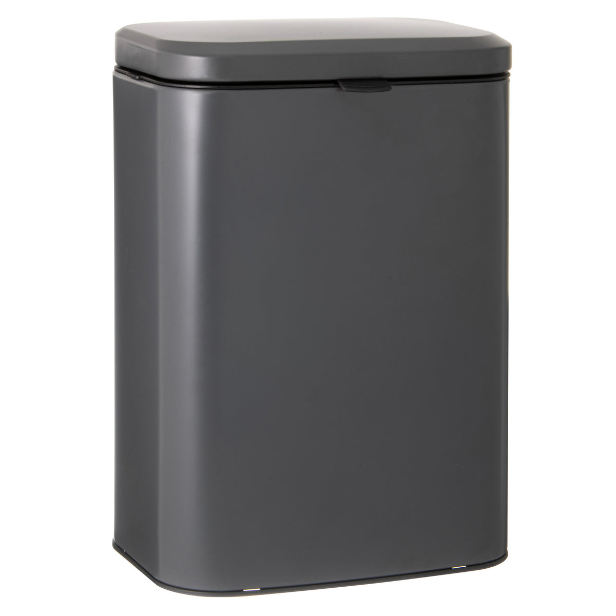 Ladelle Essentials 8 Litre Kitchen Bin Charcoal - stylish practical kitchen storage
