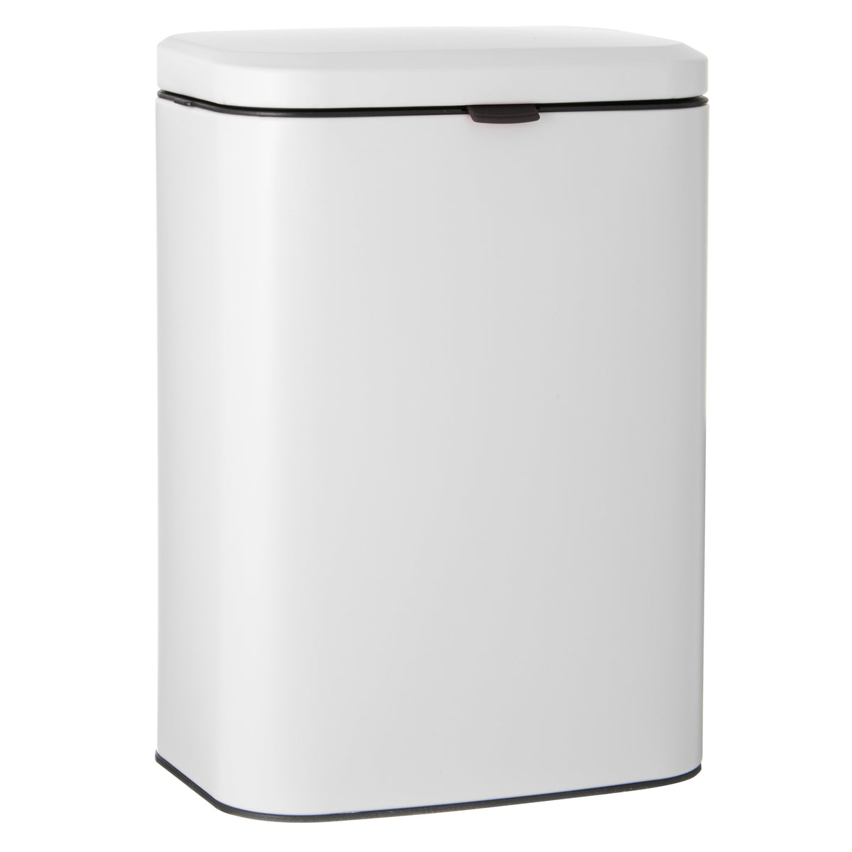 Ladelle Essentials 8 Litre White Bin - kitchen rubbish bin