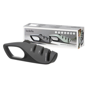 Ladelle Essentials Multi-Angle Knife Sharpener Charcoal - anti-slip base detail