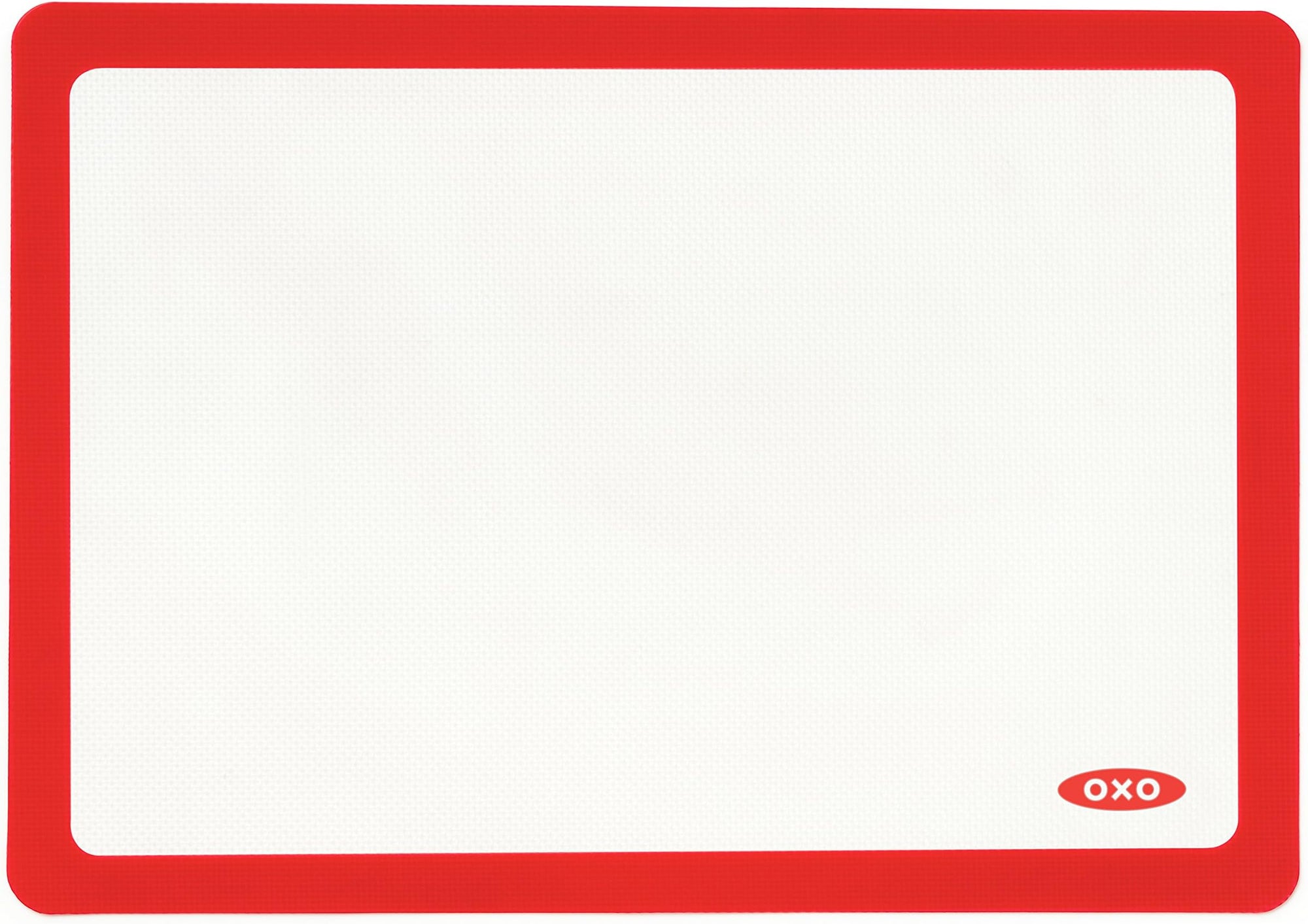 OXO silicone baking mat texture close up — food safe heat resistant surface