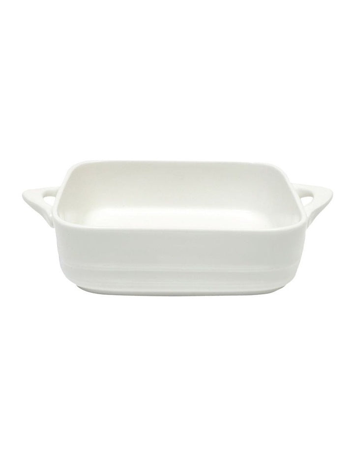 Maxwell & Williams Basics Oven Chef Square Baker 16x5cm White Porcelain